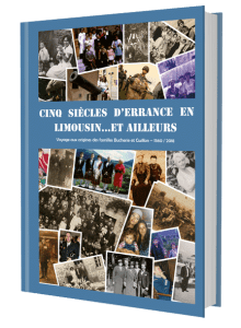 kniha Cinq Siecles D´errance En Limousin....
