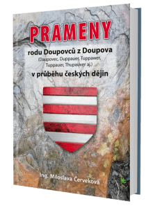kniha Prameny rodu Doupovců...