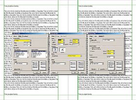 WORD vzhled stránky